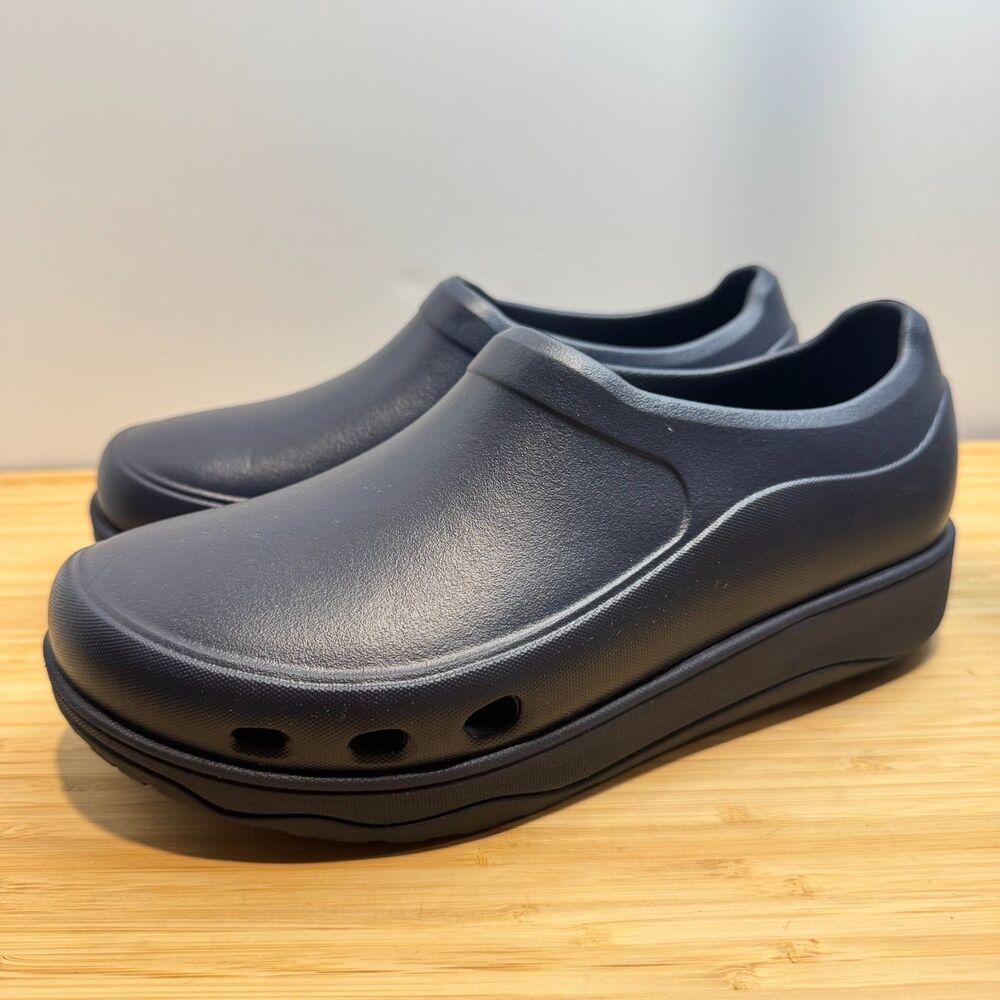 FitFlop Black Comfort Clogs Slip Resistant Work Shoes Women's US 9